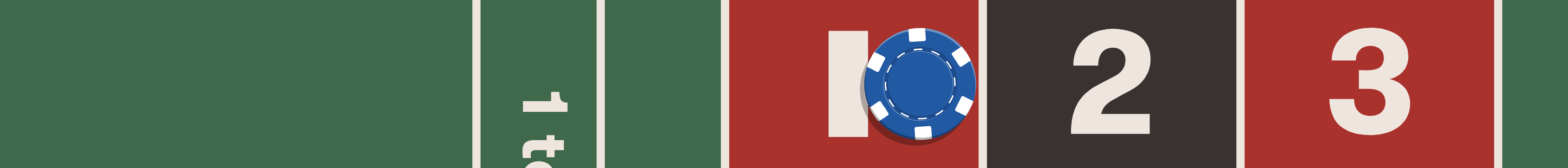 Roulette with 10bet. A casino illustration with a stylized a 10bet logo.